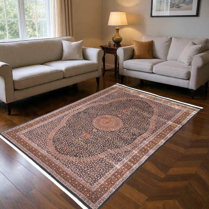 Supreme Fine Persian Silk Rug 4X6 Ft