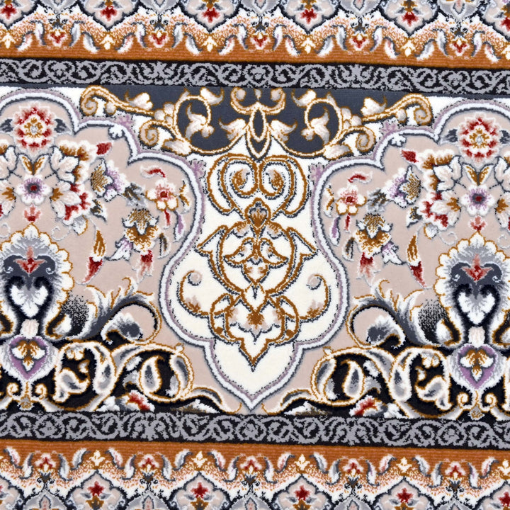 Burgundy & Grey Fine Persian 8.5x11.5 FT
