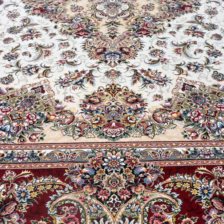 Ivory & Red Fine Persian 8.5x11.5 FT