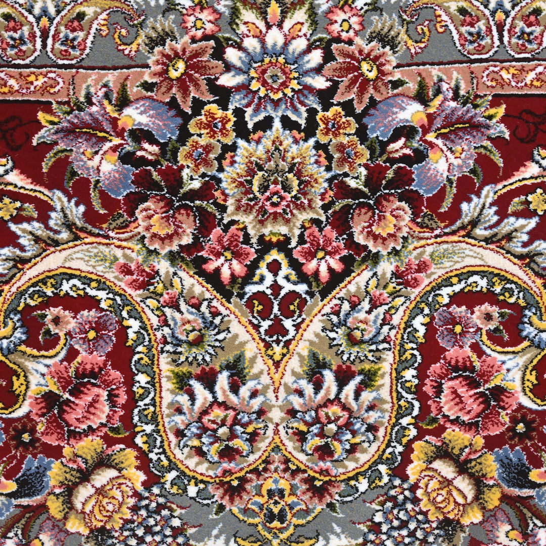 Ivory & Red Fine Persian 8.5x11.5 FT