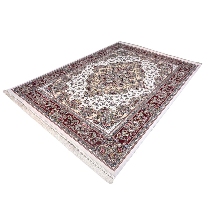 Ivory & Red Fine Persian 8.5x11.5 FT