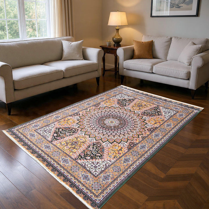 Supreme Fine Persian Silk Rug 4X6 Ft