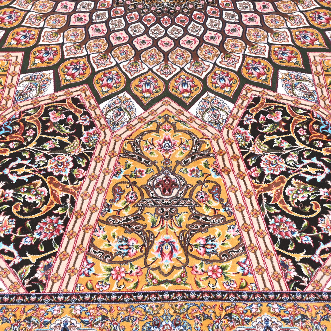Supreme Fine Persian Silk Rug 4X6 Ft