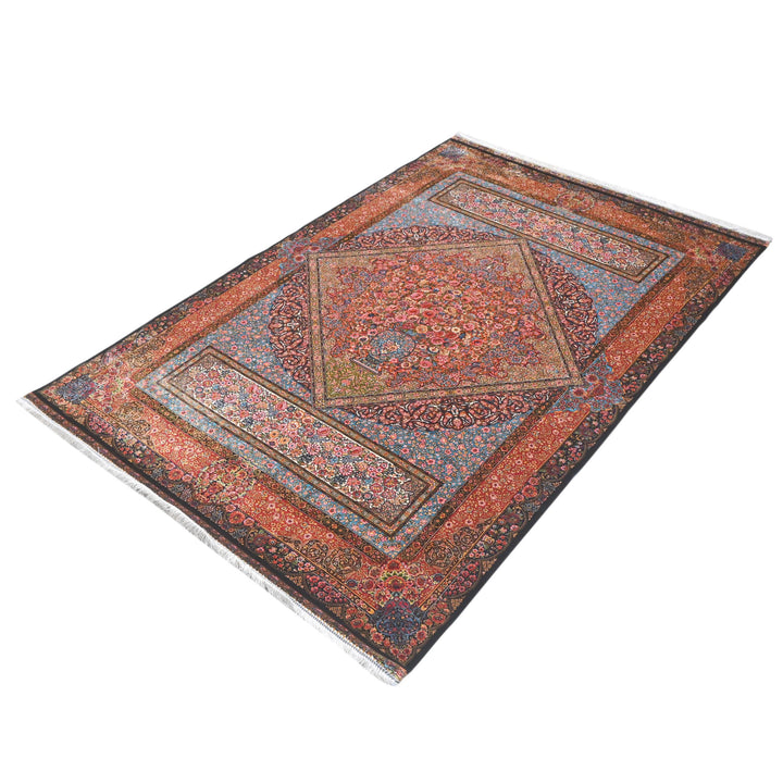 Supreme Fine Persian Silk Rug 4X6 Ft
