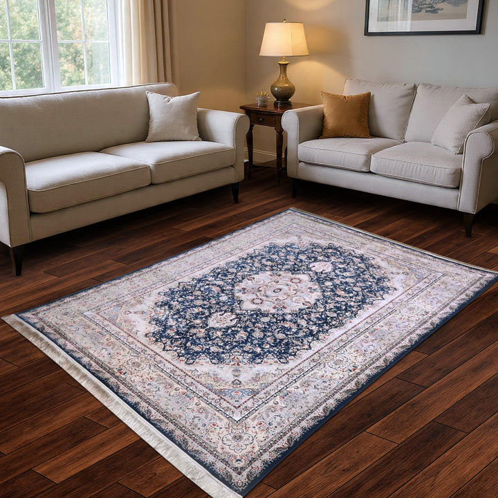 Navy Blue Fine Persian 8.5x11.5 FT