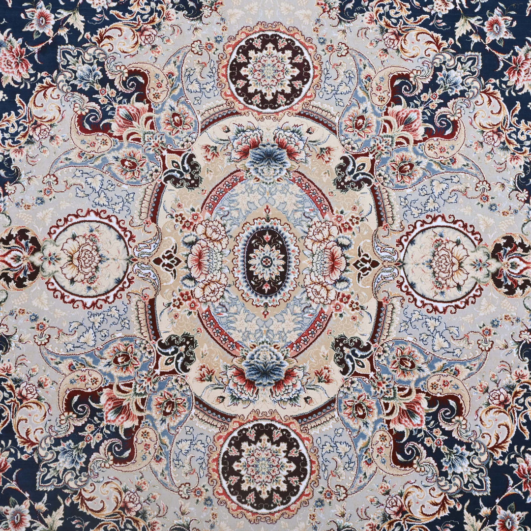 Navy Blue Fine Persian 8.5x11.5 FT