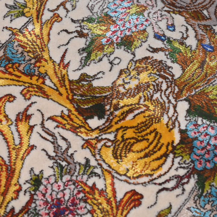 Supreme Fine Persian Silk Rug 4X6 Ft