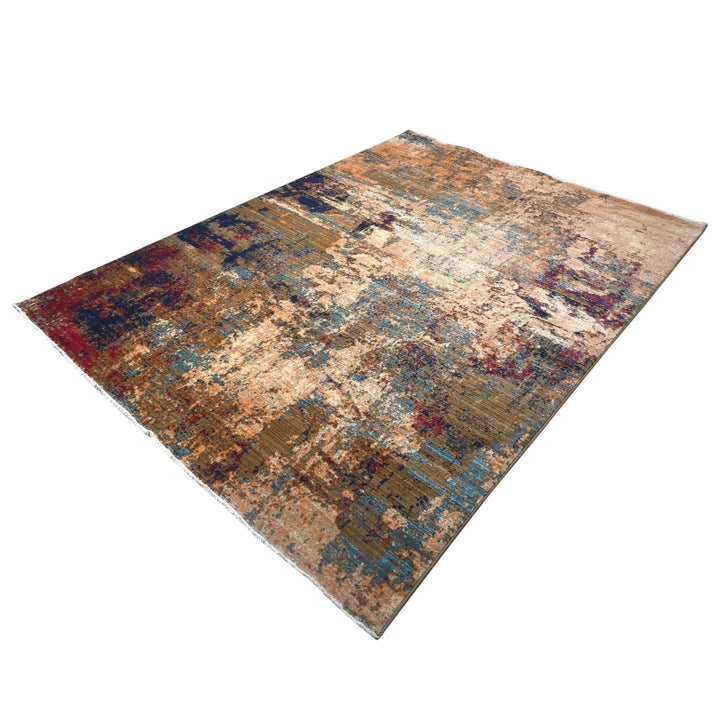 Erosion Multicolor Turkish Rug 8X11 Ft