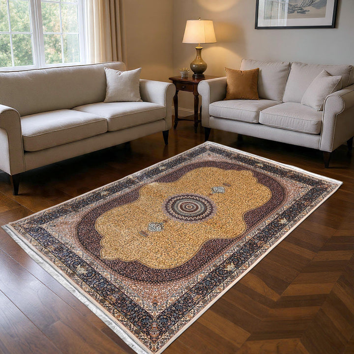 Supreme Fine Persian Silk Rug 4X6 Ft