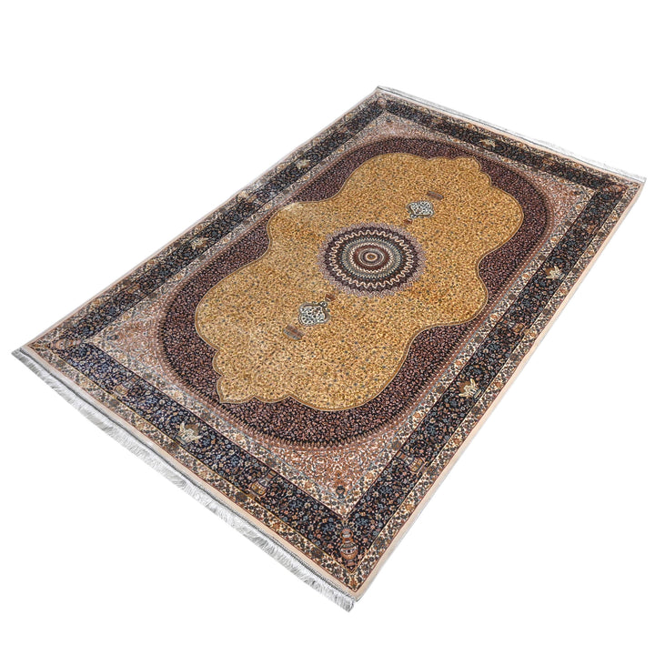 Supreme Fine Persian Silk Rug 4X6 Ft