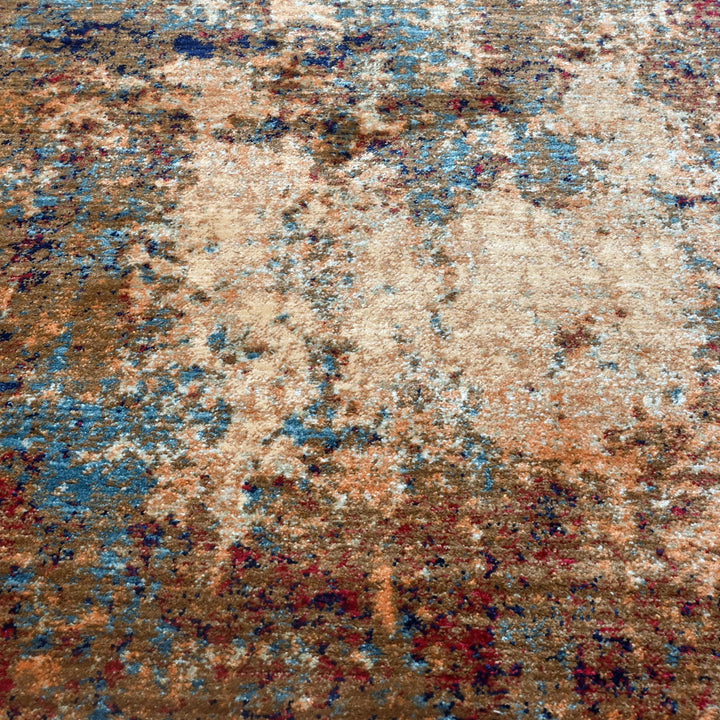 Erosion Multicolor Turkish Rug 8X11 Ft