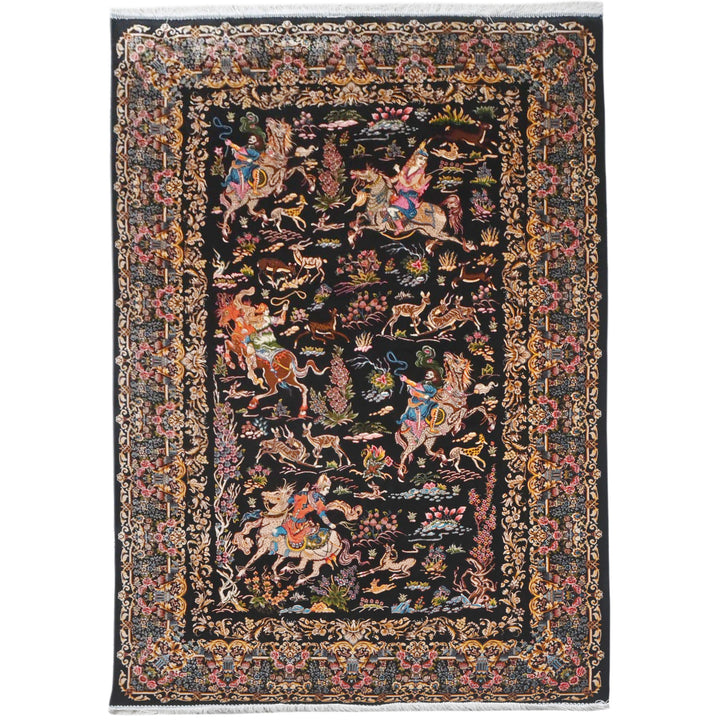 Supreme Fine Persian Silk Rug 4X6 Ft