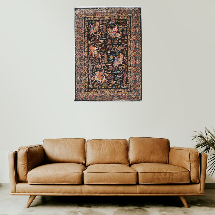 Supreme Fine Persian Silk Rug 4X6 Ft