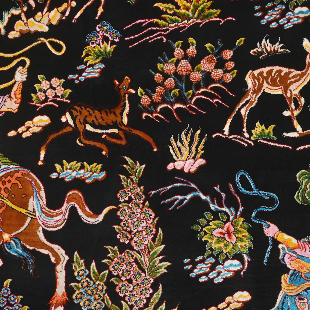 Supreme Fine Persian Silk Rug 4X6 Ft