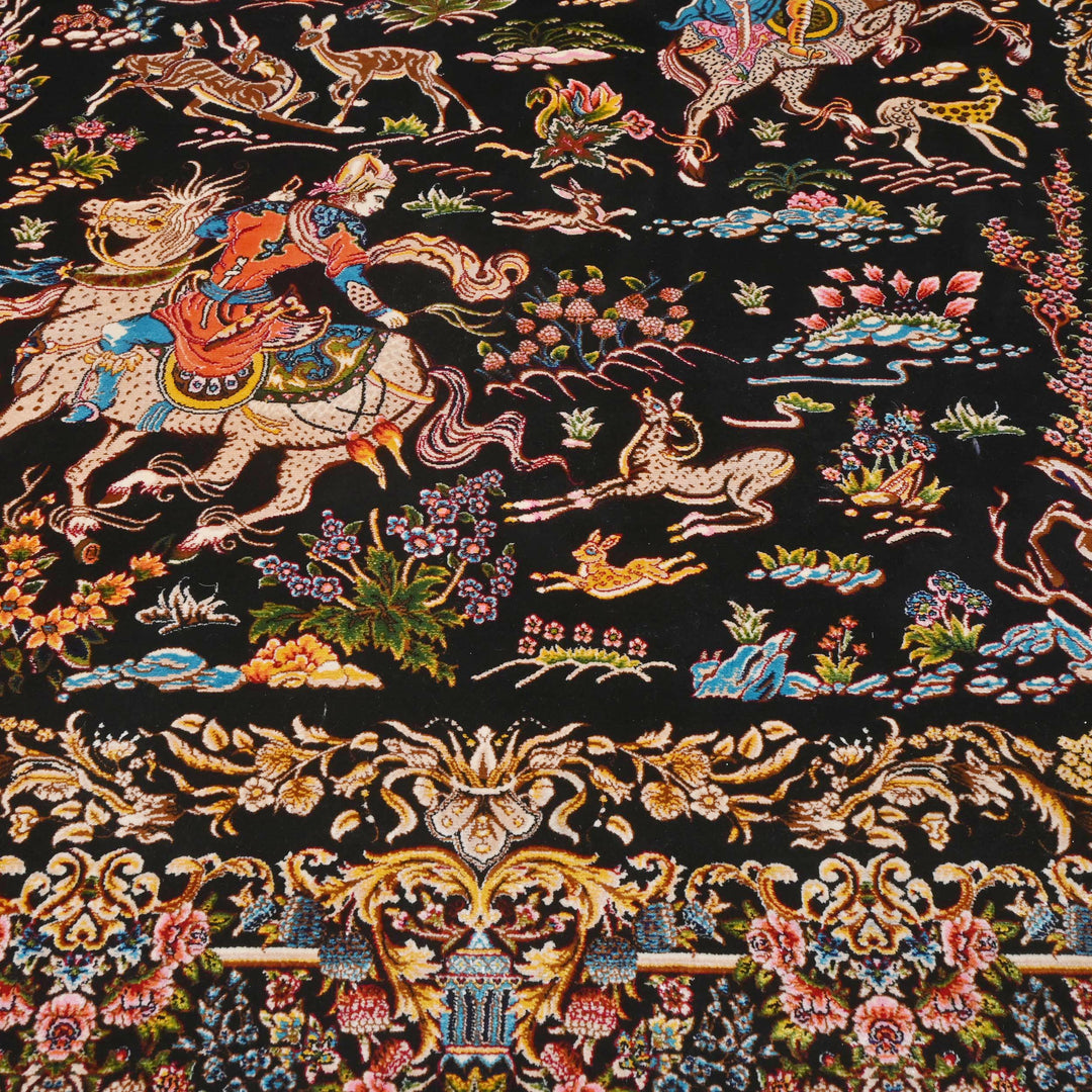 Supreme Fine Persian Silk Rug 4X6 Ft