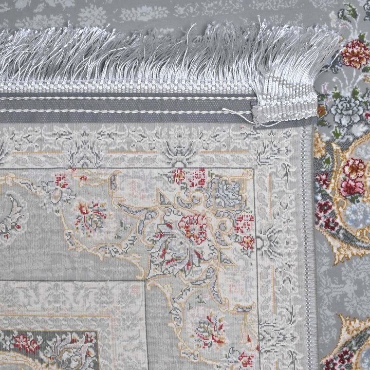 Silver Charcoal Persian Runner Rug 3x10 FT
