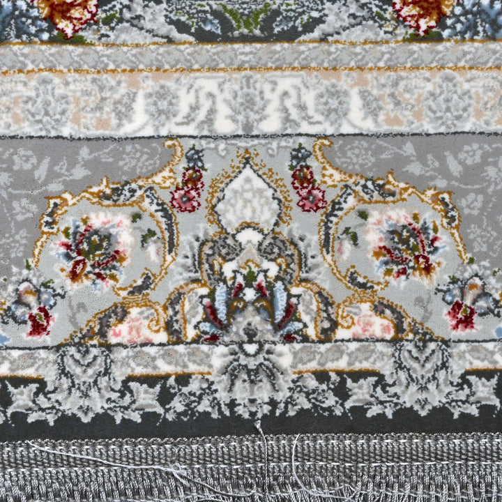 Charcoal Grey Persian Runner Rug 3x10 FT