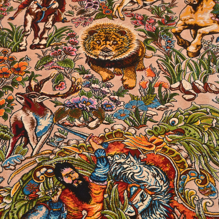 Supreme Fine Persian Silk Rug 3X5 Ft