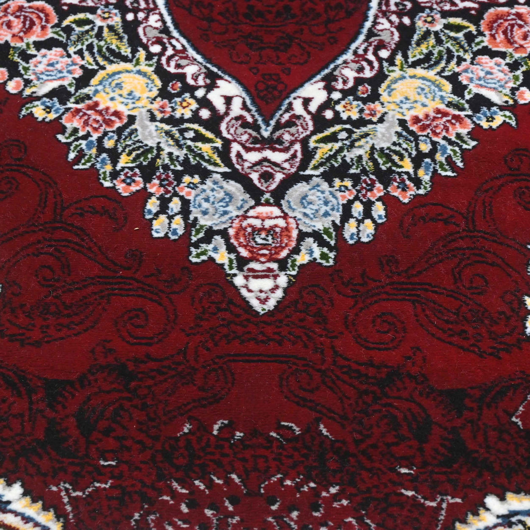 Deep Crimson Persian Runner Rug 3x10 FT
