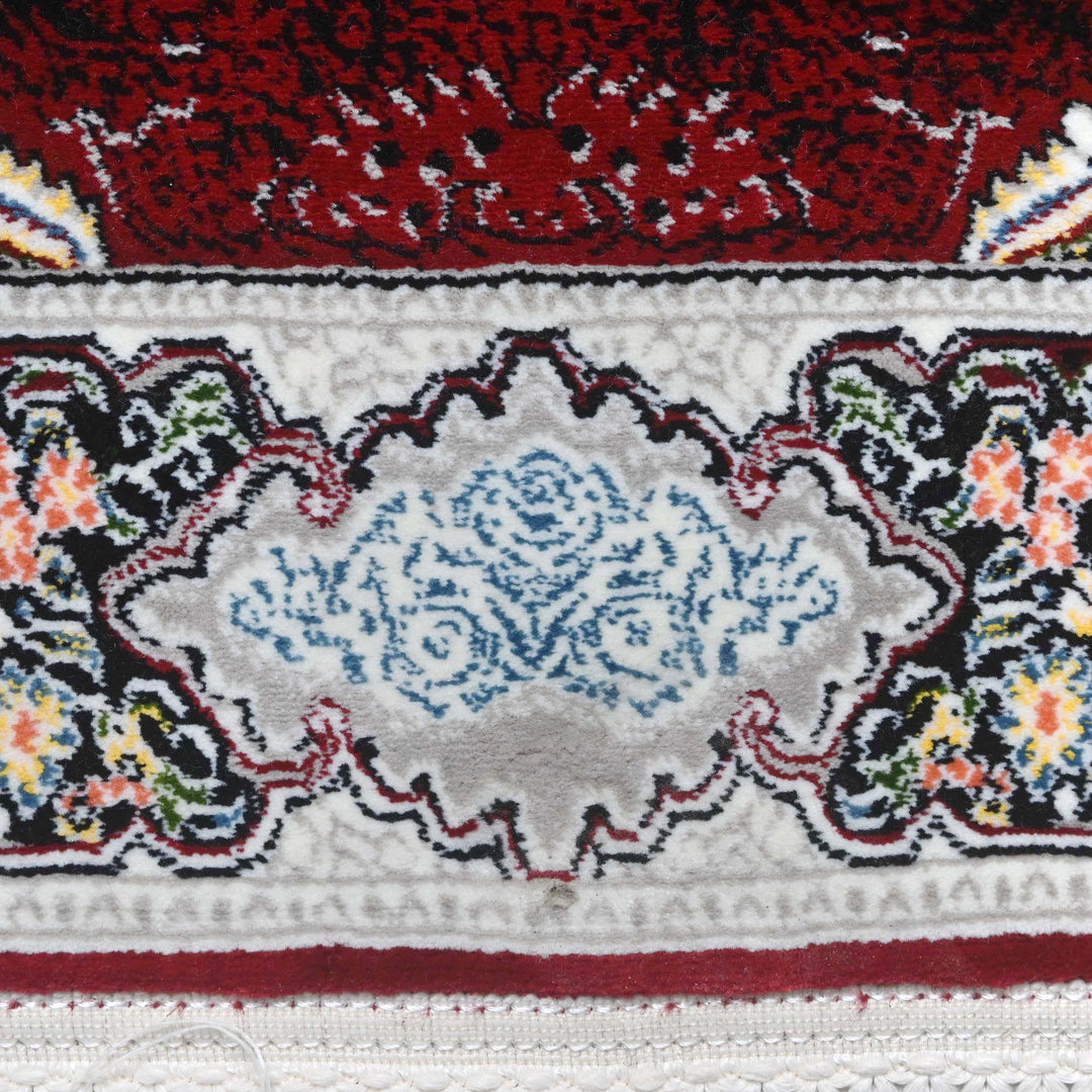 Deep Crimson Persian Runner Rug 3x10 FT