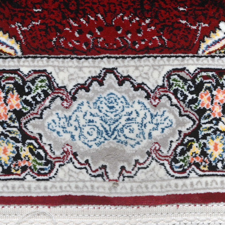Deep Crimson Persian Runner Rug 3x10 FT