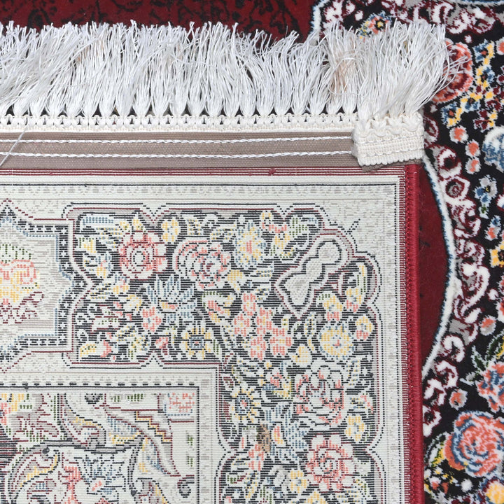 Deep Crimson Persian Runner Rug 3x10 FT