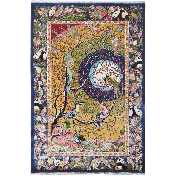 Supreme Fine Persian Silk Rug 3X5 Ft