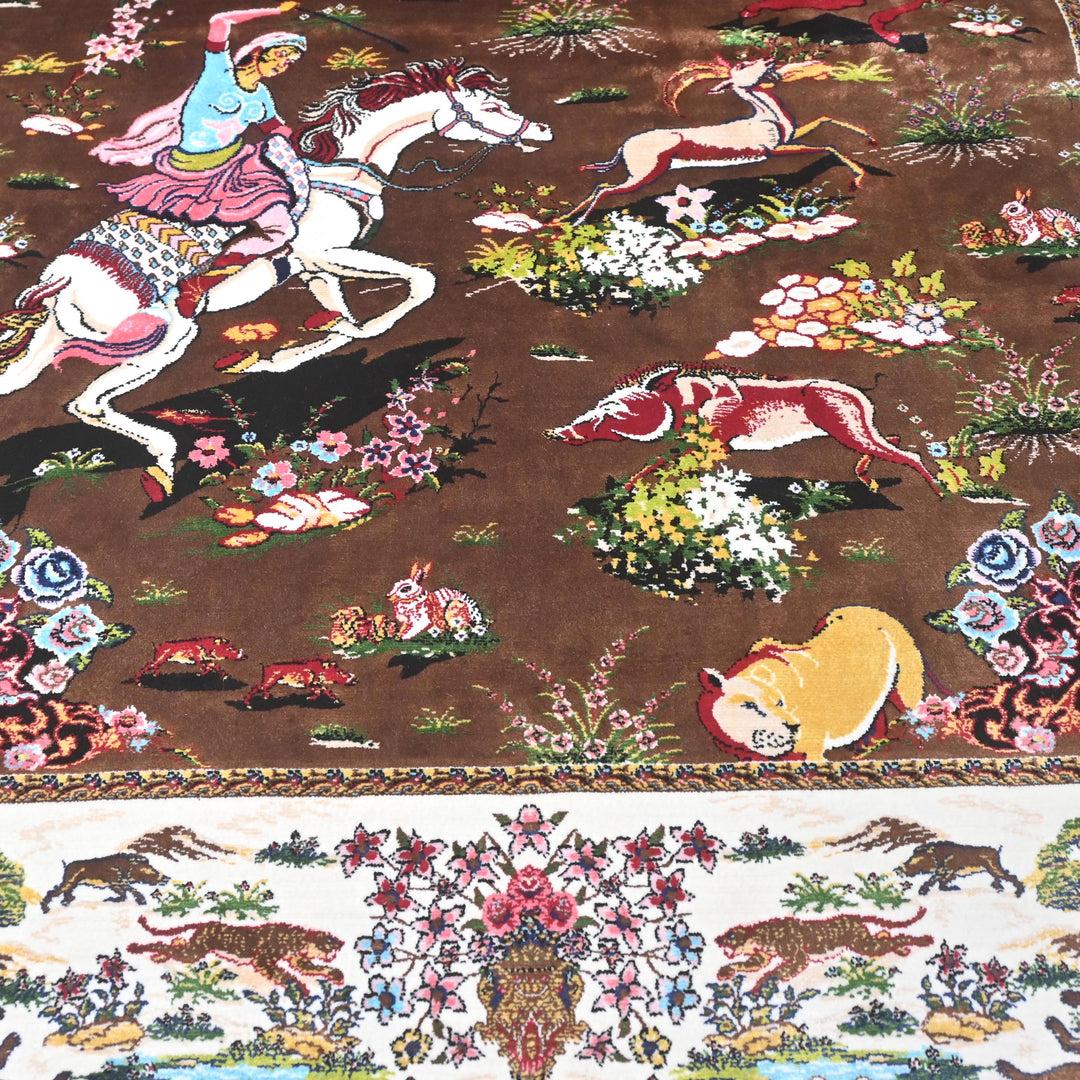 Supreme Fine Persian Silk Rug 3X5 Ft