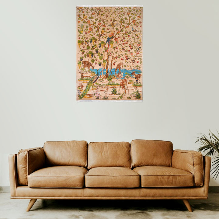 Supreme Fine Persian Silk Rug 4X6 Ft