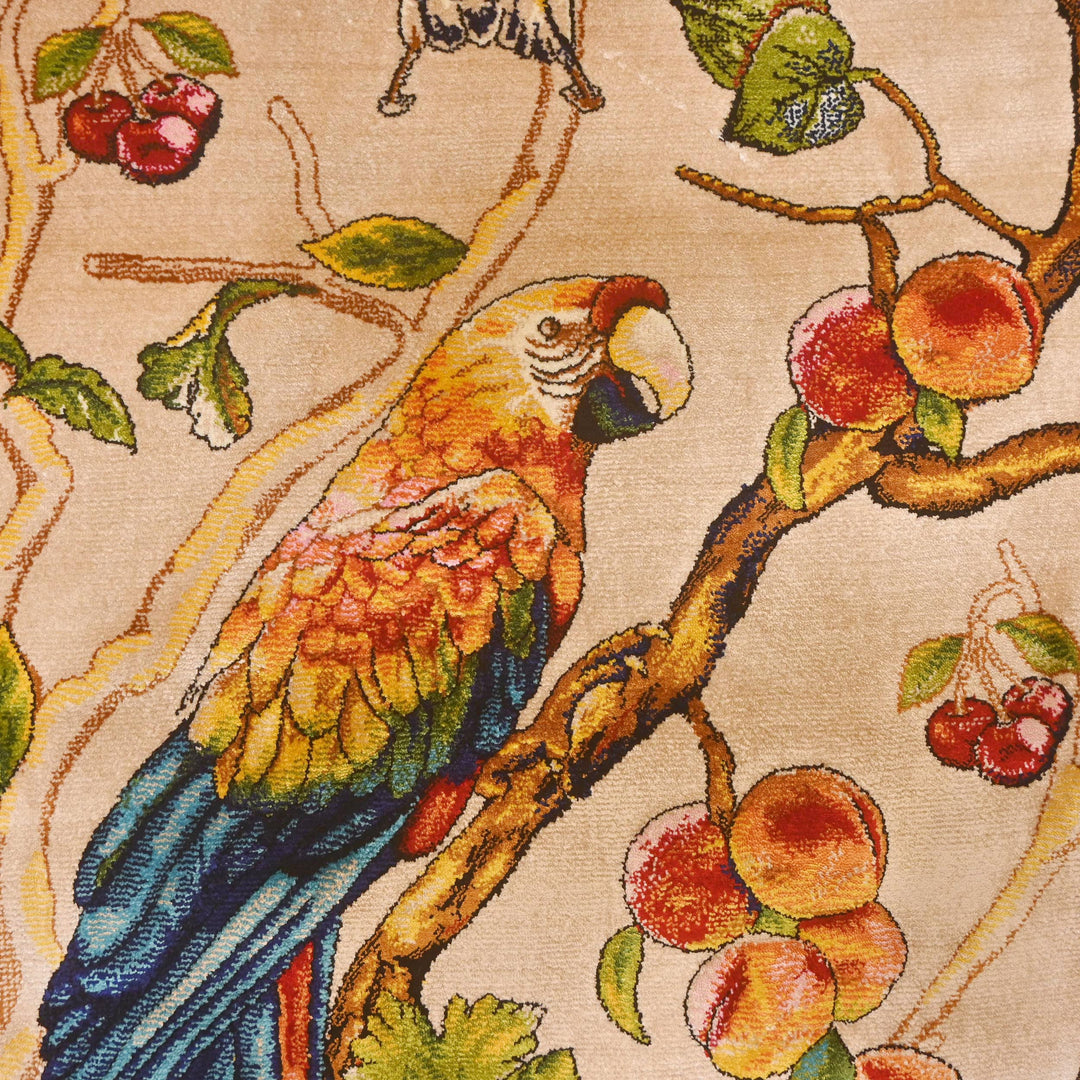 Supreme Fine Persian Silk Rug 4X6 Ft