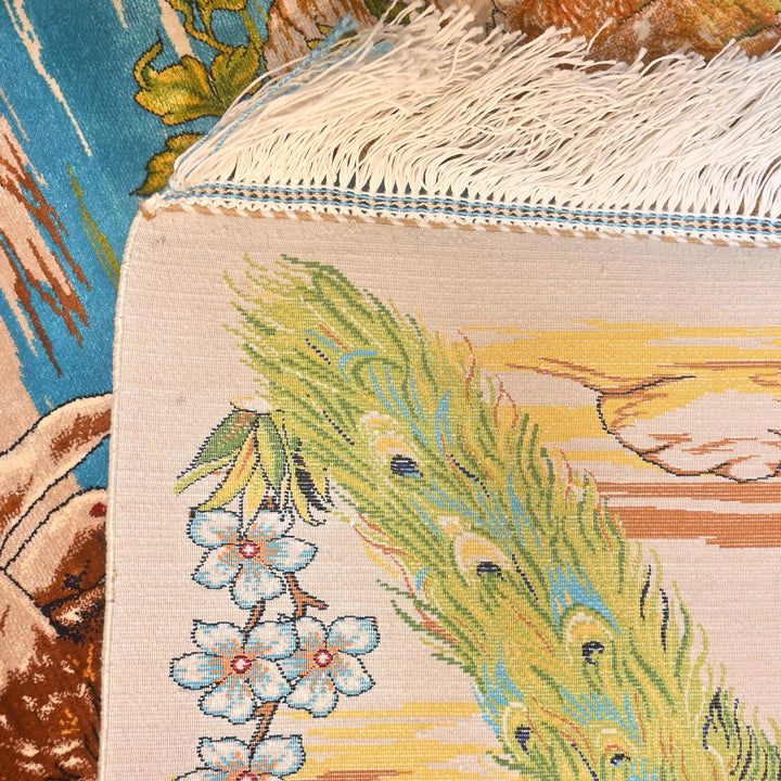 Supreme Fine Persian Silk Rug 4X6 Ft