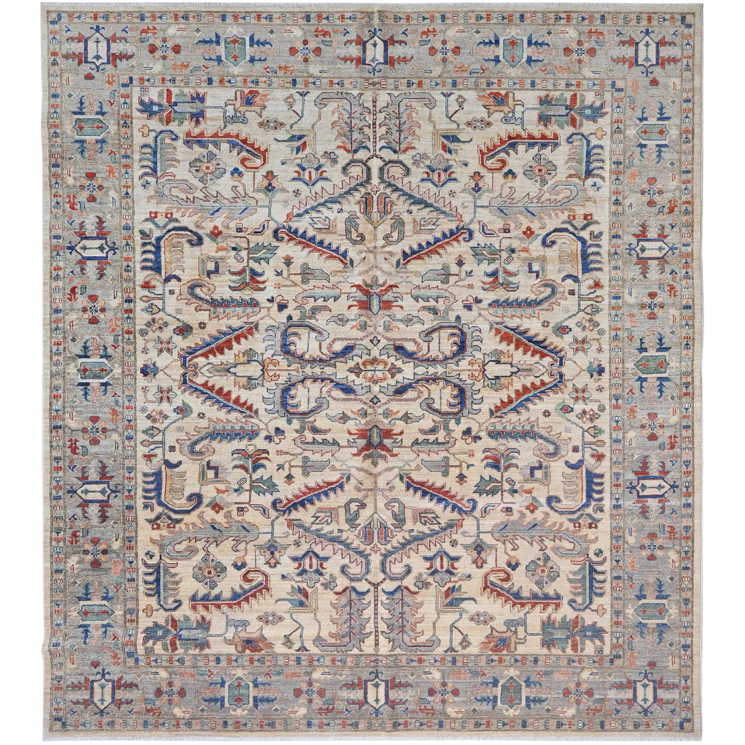 Handmade Heriz Rug  8x10 FT