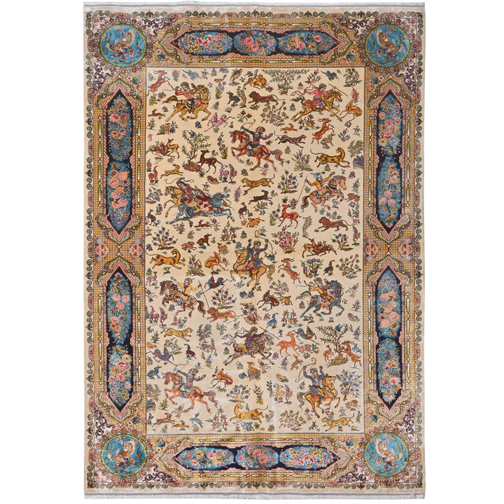 Supreme Fine Persian Silk Rug 5X7 Ft