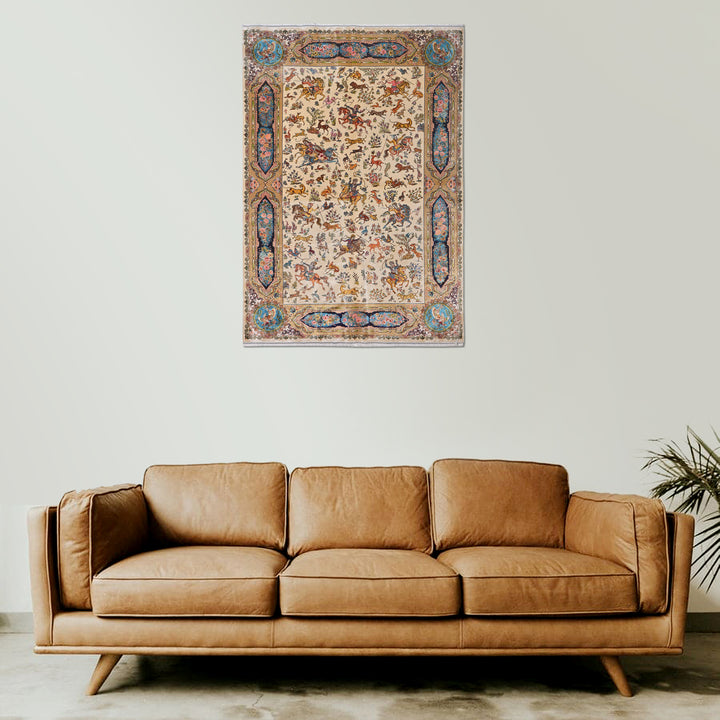 Supreme Fine Persian Silk Rug 5X7 Ft