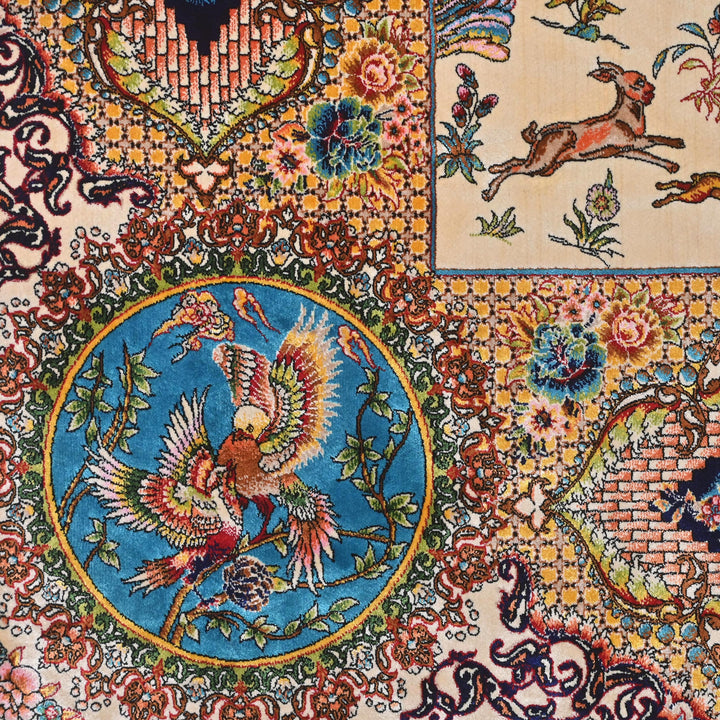 Supreme Fine Persian Silk Rug 5X7 Ft