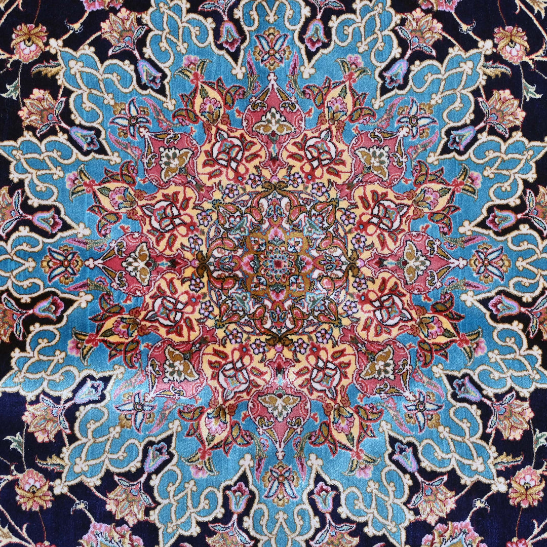 Supreme Fine Persian Silk Rug 5X8 Ft