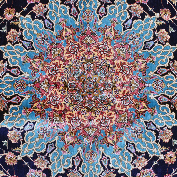 Supreme Fine Persian Silk Rug 5X8 Ft