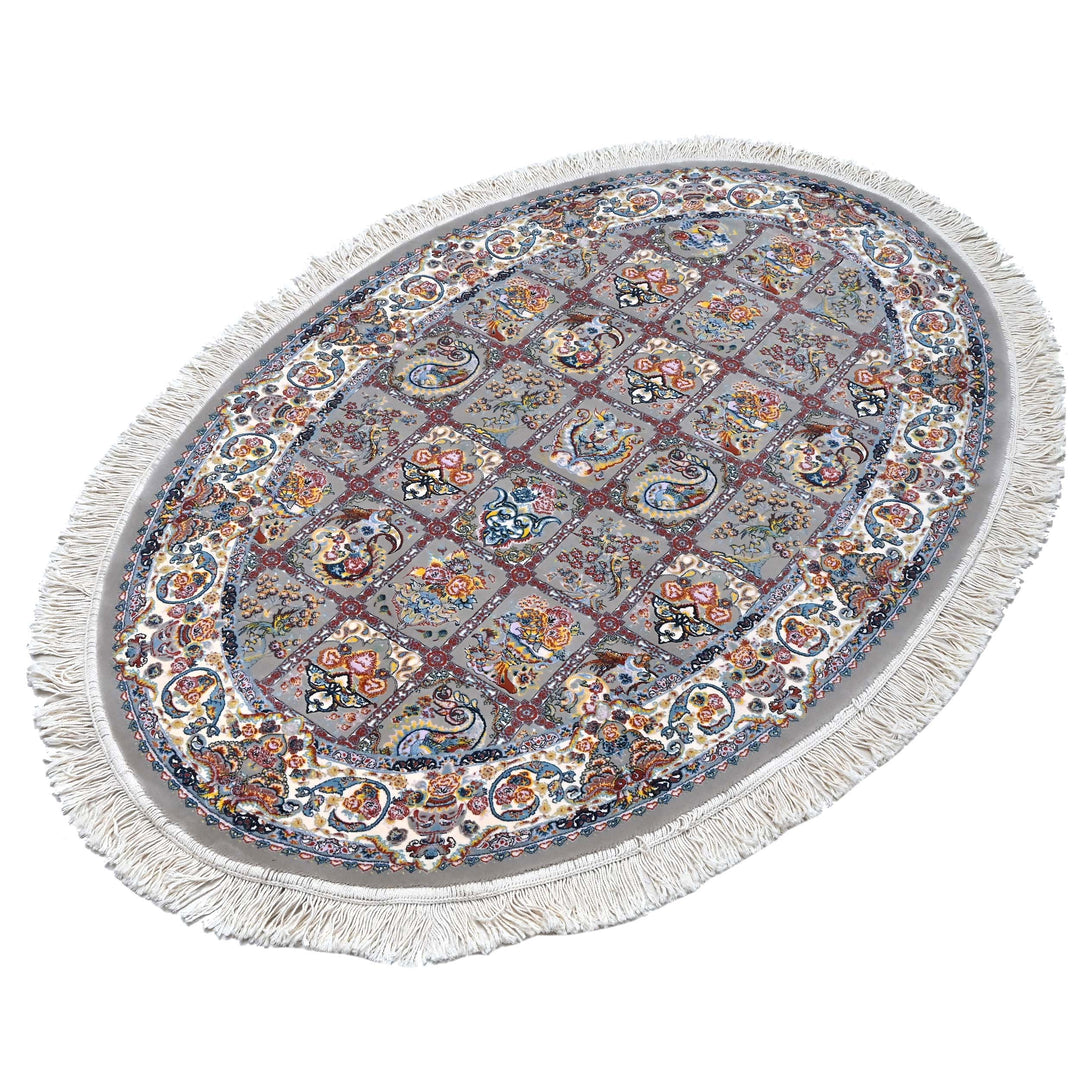 Multi Persian Oval Rug 3x5 Ft