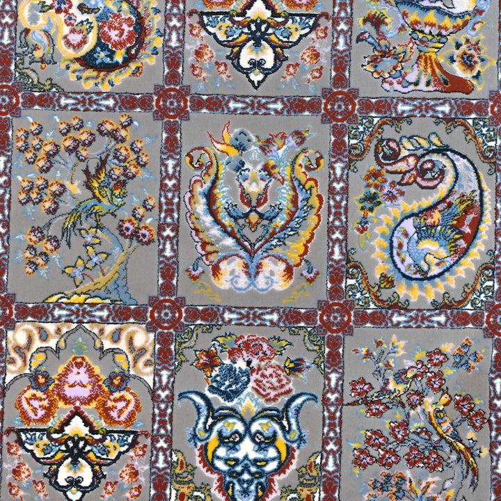 Multi Persian Oval Rug 3x5 Ft