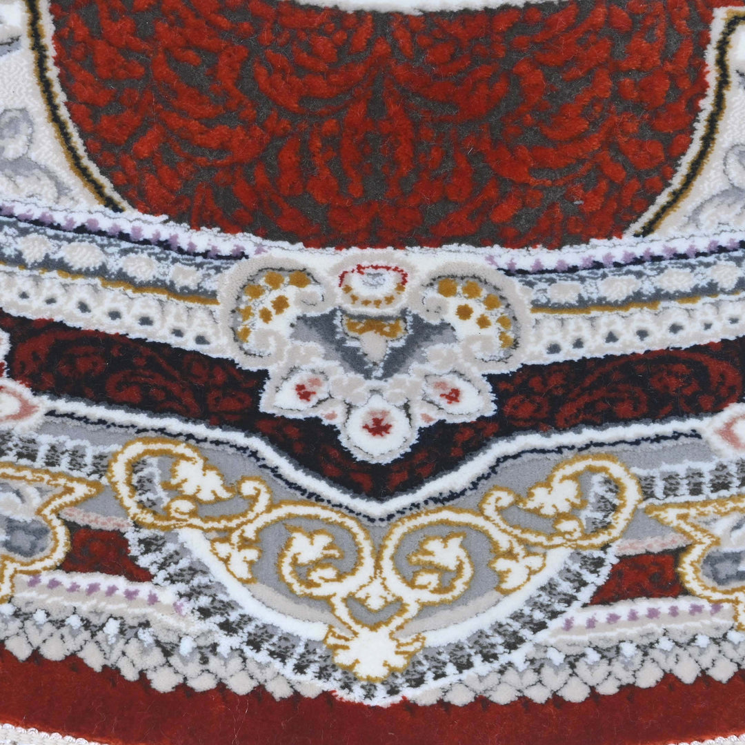 Rust Persian Oval Rug 3x5 Ft