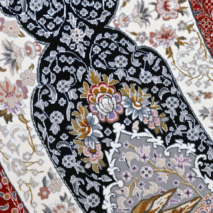 Rust & Grey Persian Rug 7x10 FT