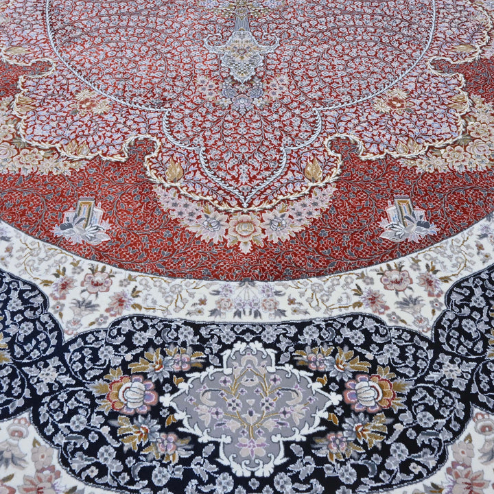 Rust & Grey Persian Rug 7x10 FT