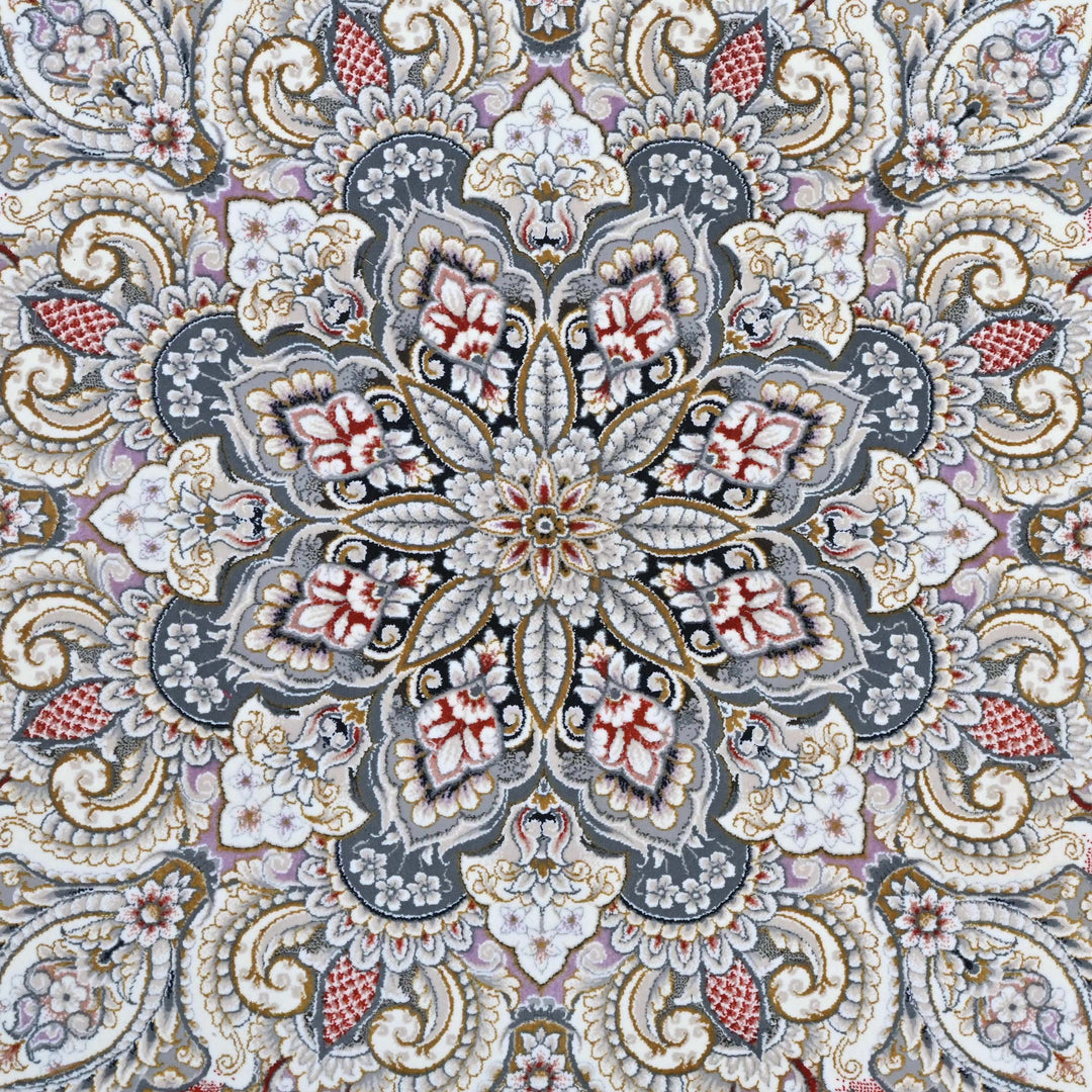 Rust & Grey Persian Rug 7x10 FT