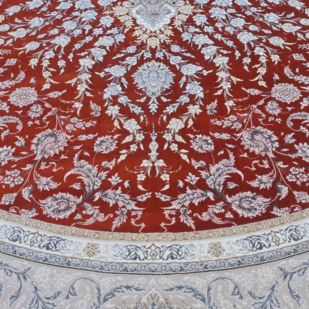 Rust & Grey Persian Rug 7x10 FT