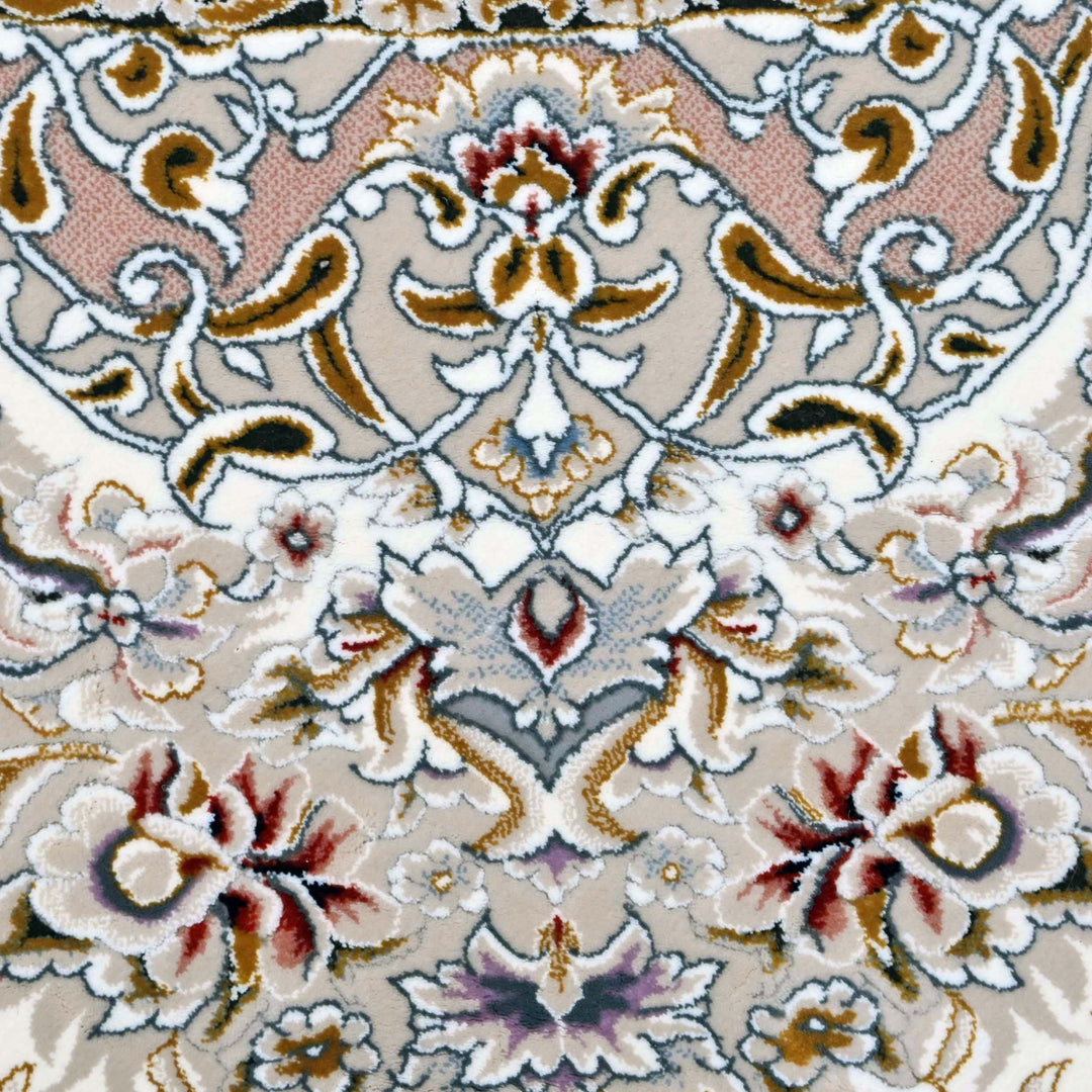 Multi Floral Persian Round Rug 7x7 FT
