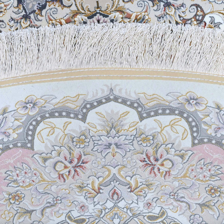 Multi Floral Persian Round Rug 7x7 FT