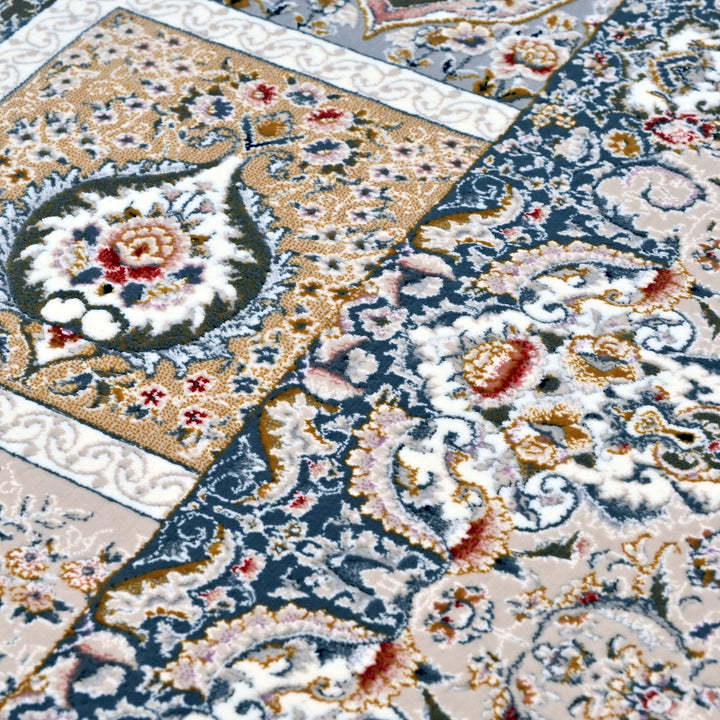 Multi Persian Oval Rug 5X8 FT