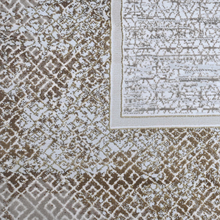 Silver Grey Turkish Rug 5X8 FT