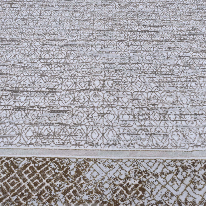 Silver Grey Turkish Rug 5X8 FT