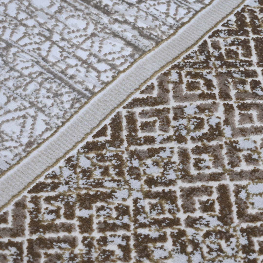 Silver Grey Turkish Rug 5X8 FT